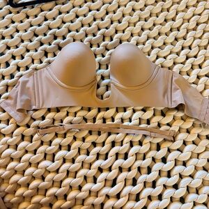 SKIMS nude strapless bra with attachable straps